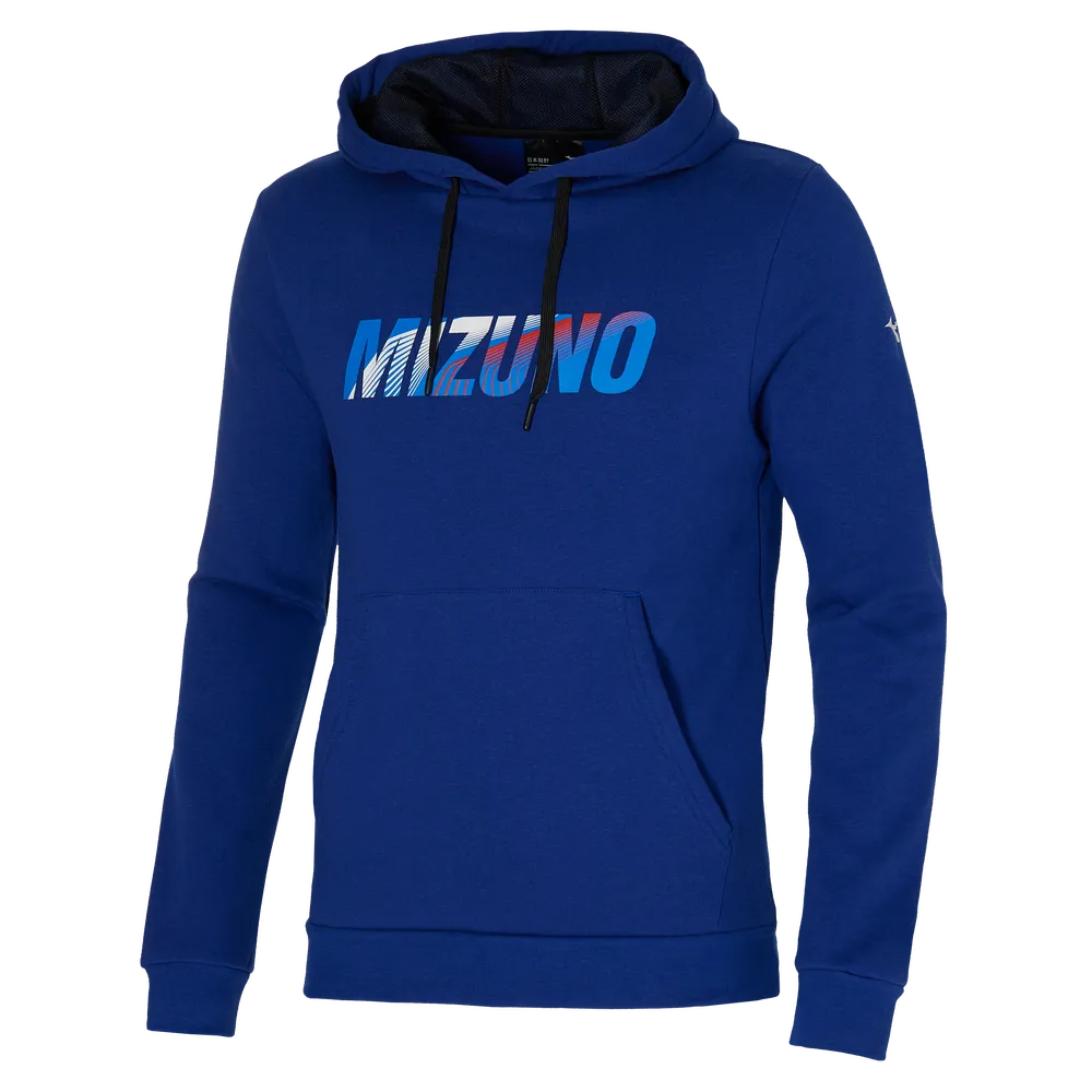 Mizuno Mens Hoodie Sodalite Blue Moti Running