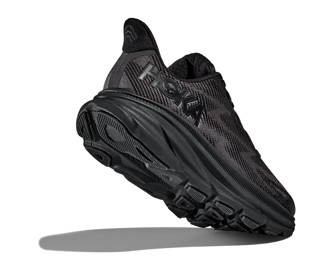 Hoka Clifton 9 Womens Road Running Shoes Black