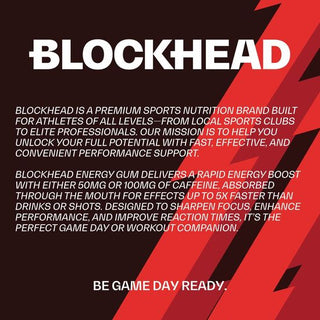 Blockhead Caffeine Gum Extra Strength 7x100mg