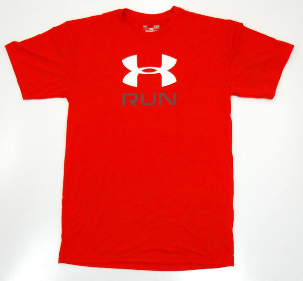 Under Armour Run Big Graphic Tee small orange/white