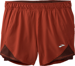Brooks Chaser 5" 2 in 1 Womens Running Shorts