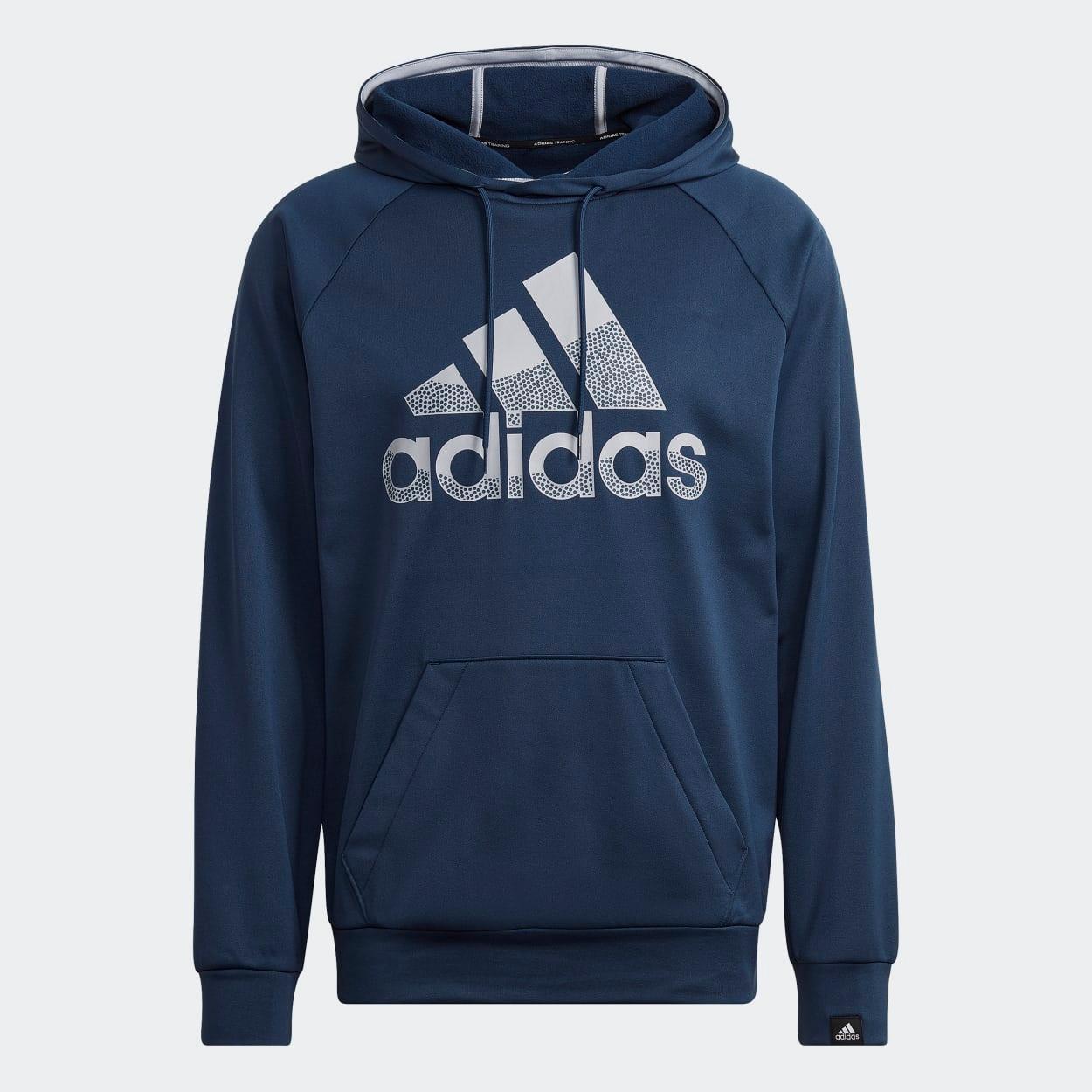 adidas Adults AEROREADY Game and Go Big Logo Hoodie Moti Running