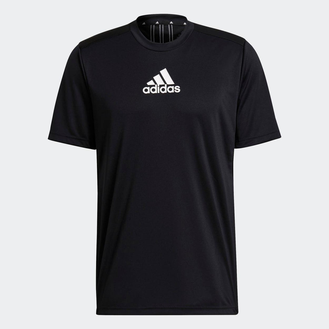 Adidas Adults Designed to Move Sport 3-Stripes Tee