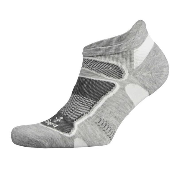 Balega Ultra Light No Show Unisex White/Black/Grey Running Sock