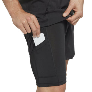 Reebok Mens 2-in-1 Running Shorts