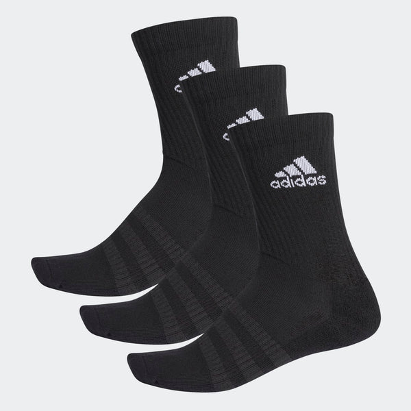 Adidas Adults 3-Stripes Cushioned Crew Socks 3 Pairs
