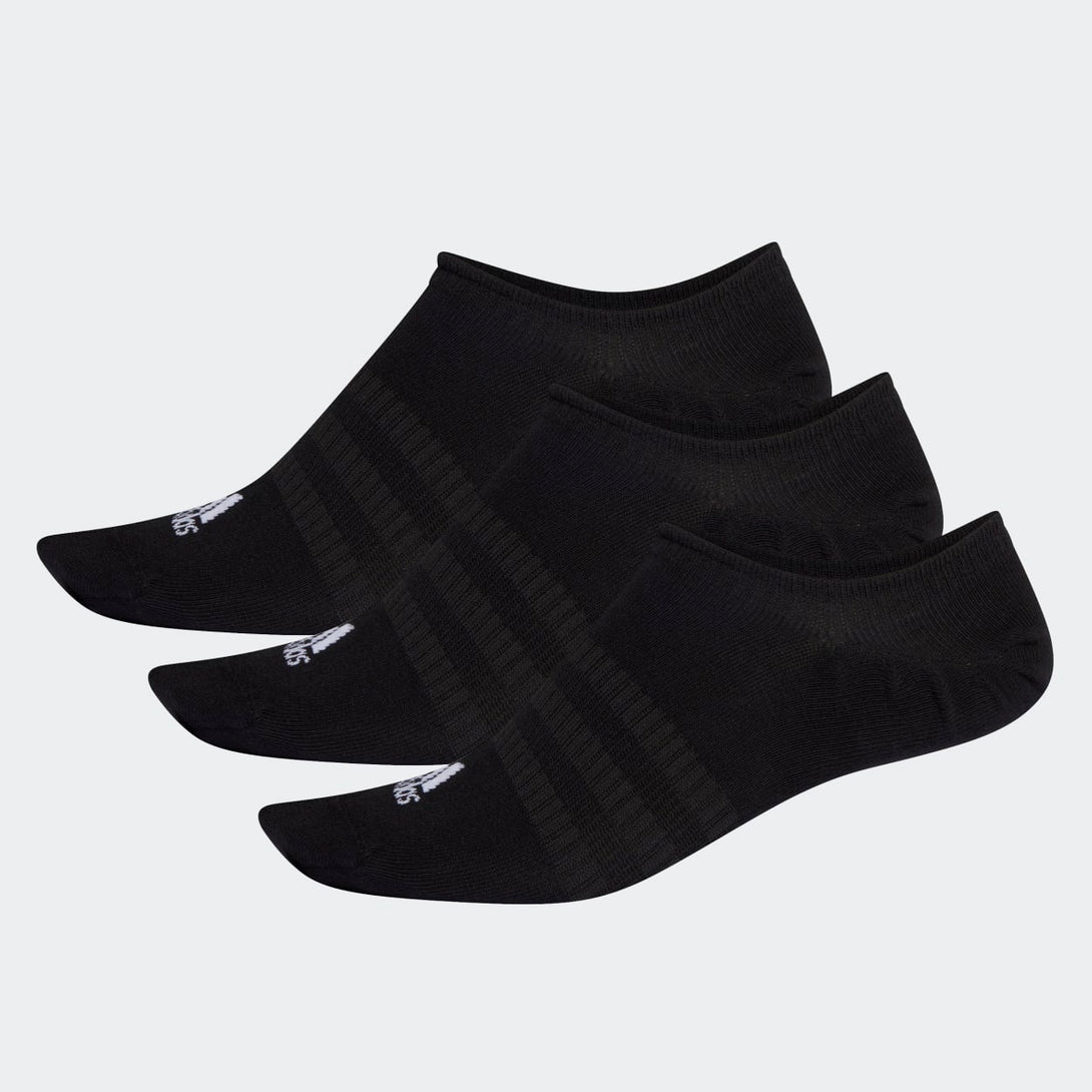 adidas Adults Light No-Show Socks 3-Pairs