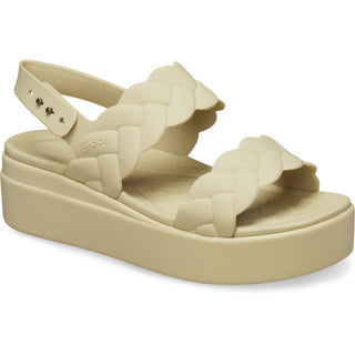 Crocs Brooklyn Woven Womens Wedge Sandals