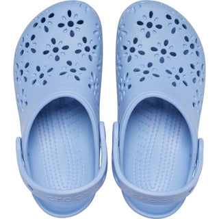 Crocs Classic Floral Cut Out Girls Clogs