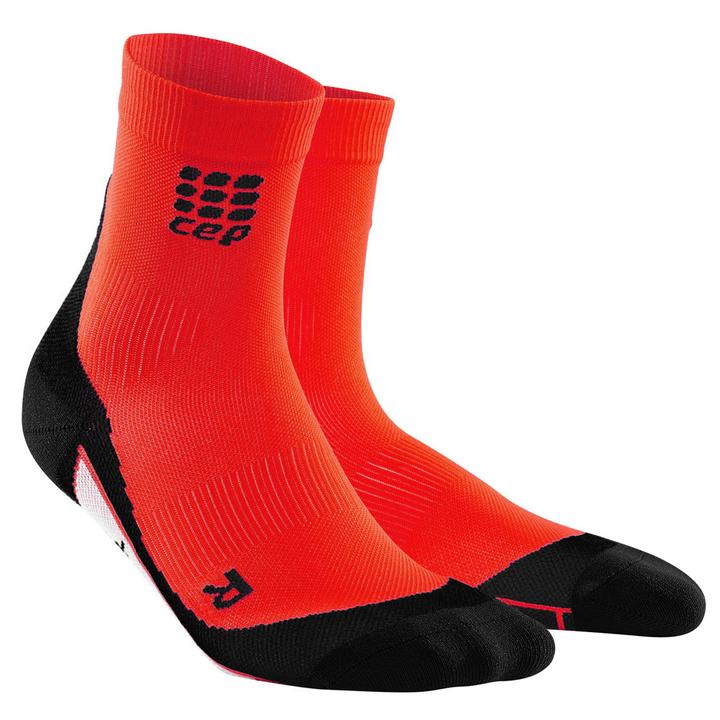 CEP Dynamic+ Short Cut Socks Mens Red/Black