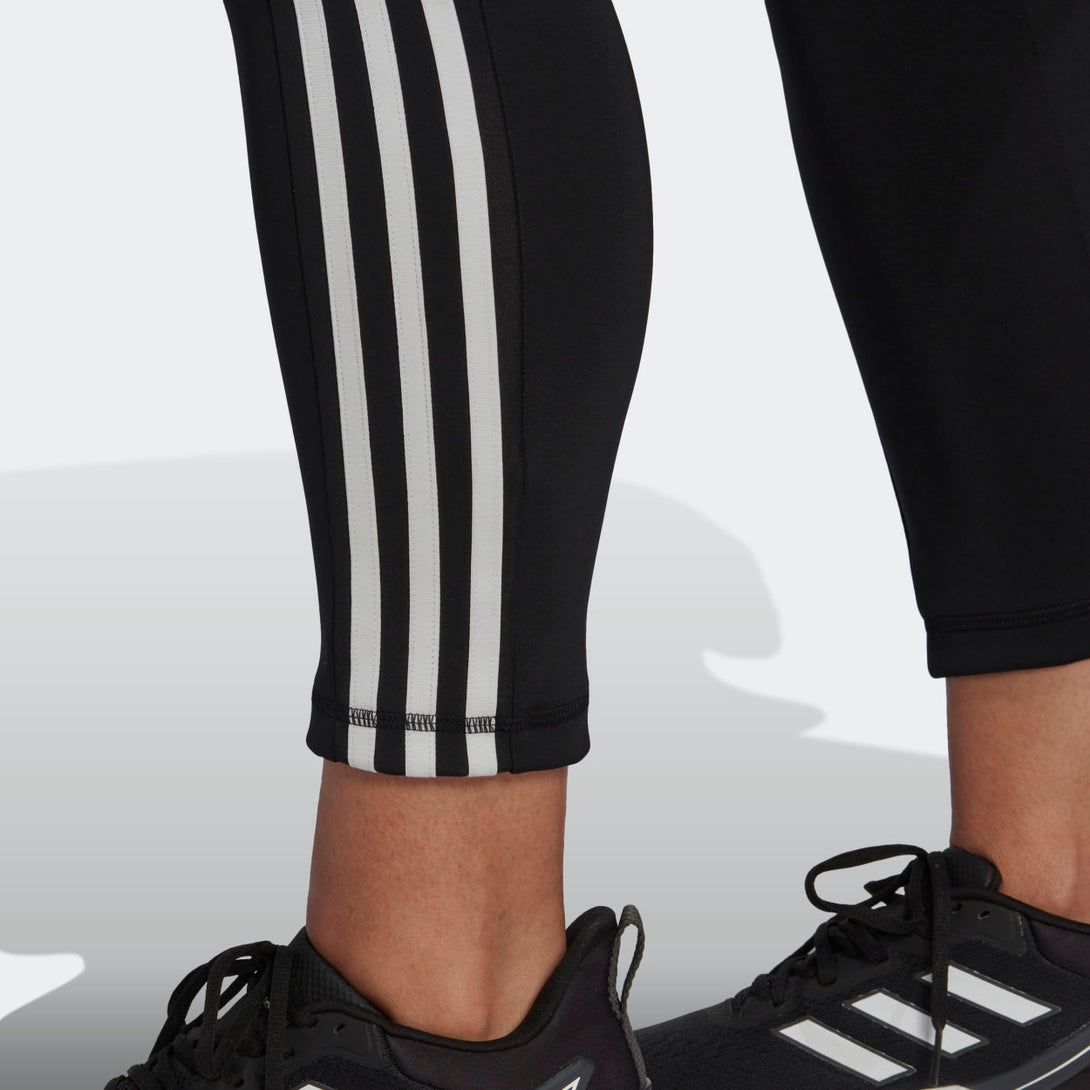 Adidas Womens Designed To Move High-Rise 3-Stripes ⅞ Sport Leggings