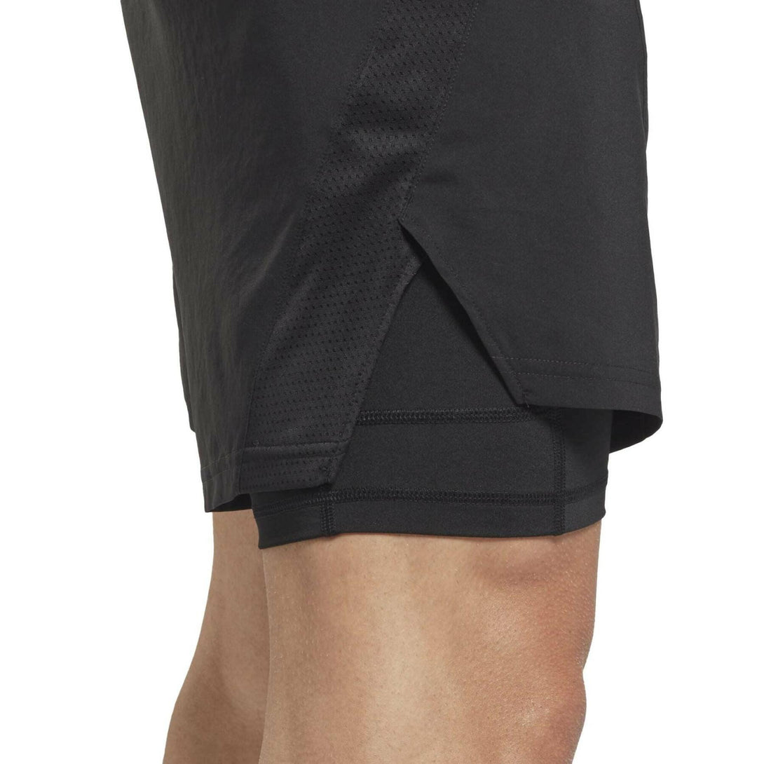 Reebok Mens 2-in-1 Running Shorts