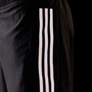 adidas Mens Run Icon Full Reflective 3-Stripes Shorts