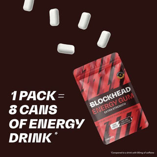 Blockhead Caffeine Gum Extra Strength 7x100mg