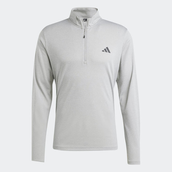 adidas Train Essentials Training 1/4-Zip Long Sleeve Sweatshirt Grey