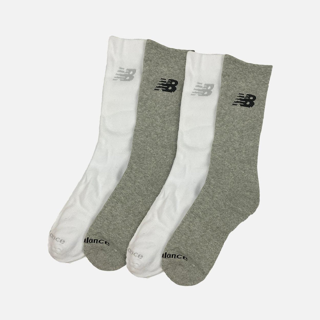 New Balance Crew Socks - 4 Pairs Per Box