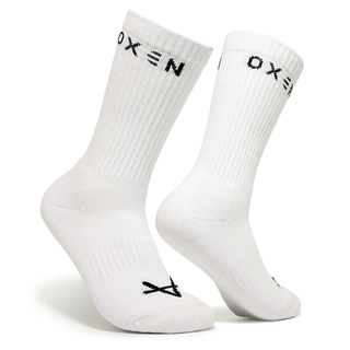 Oxen Text Adults Crew Socks