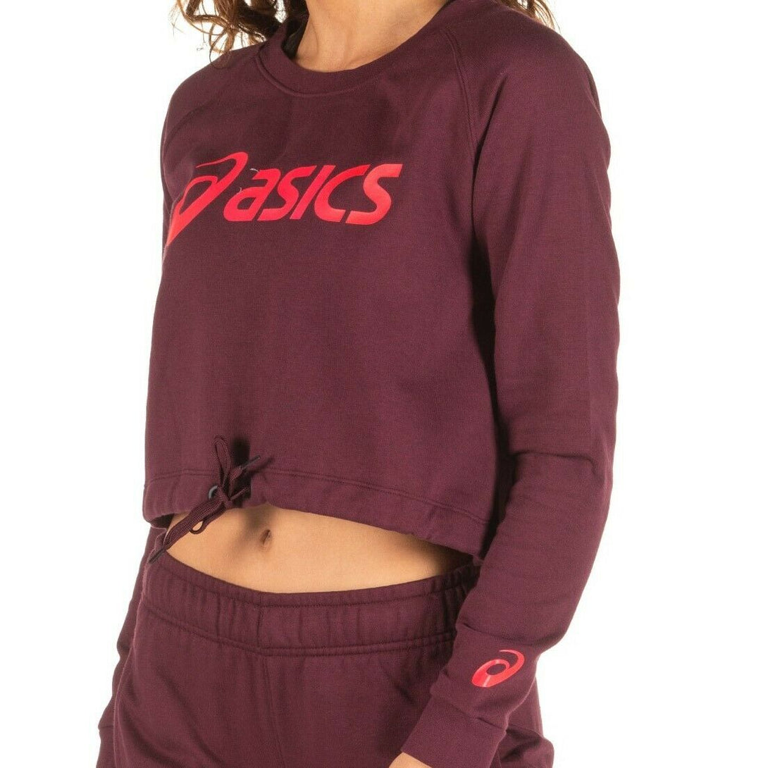 Asics Big LogoWomens Cropped Crew