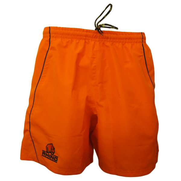 Rhino Power Adults Orange/navy Shorts
