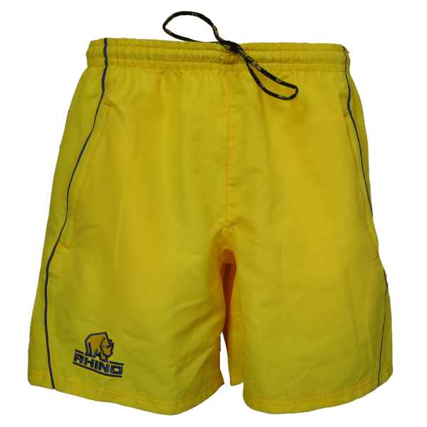 Rhino Power Adults Yellow/Blue Shorts