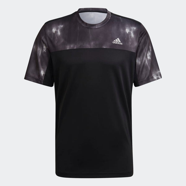 Adidas Mens AEROREADY Workout Chalk Print Training T-Shirt