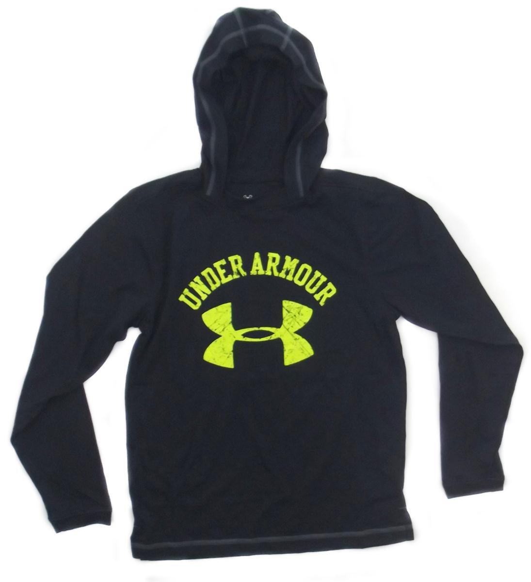 Under armour black and lime green clearance hoodie