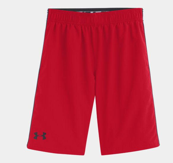 Under Armour Kids Edge Red Shorts