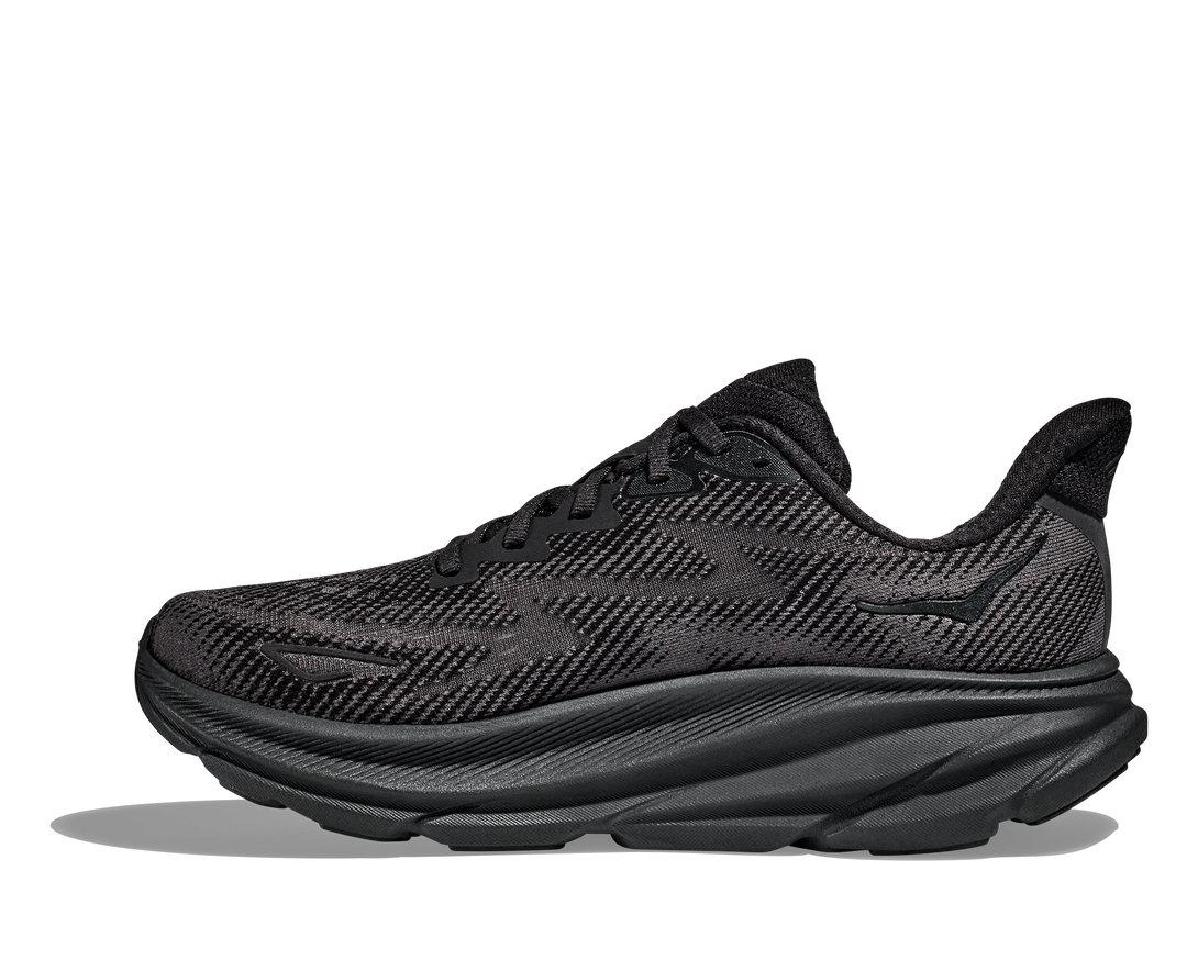 Hoka Clifton 9 Womens Road Running Shoes Black