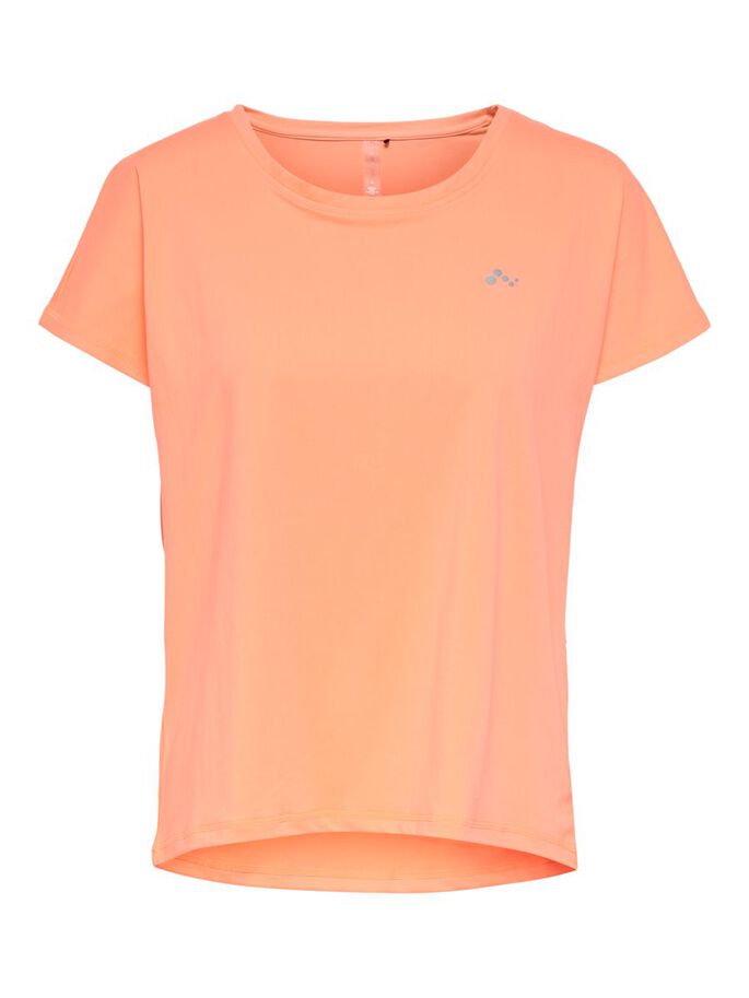 Only Play Aubree Loose Tee Neon Orange