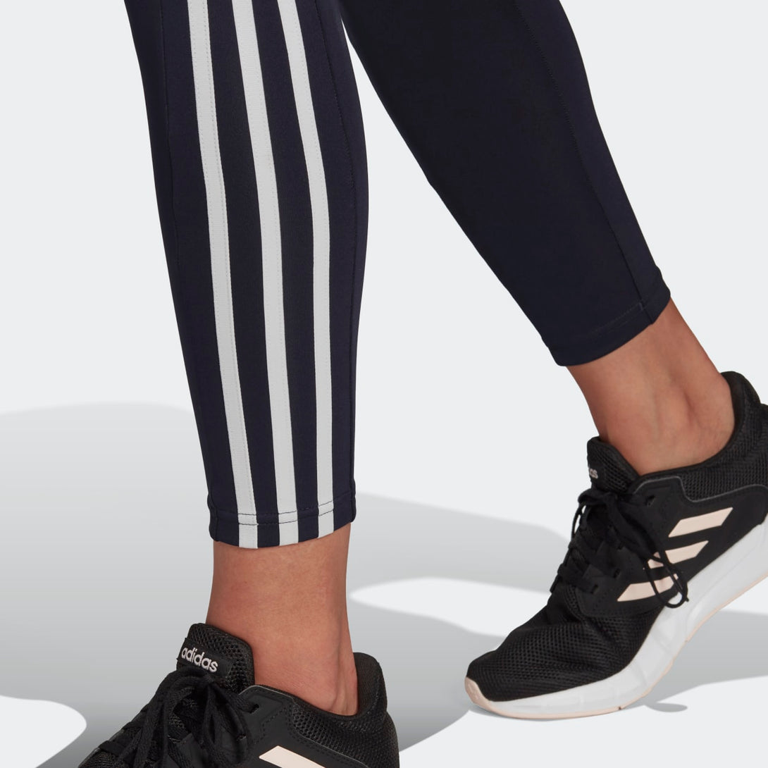 adidas Womens Designed To Move High-Rise 3-Stripes ⅞ Sport Leggings