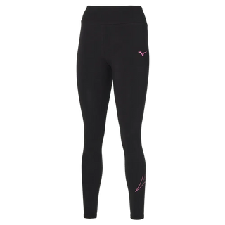 Mizuno Womens RB Leggings Black/Magenta Haze 