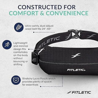 FITLETIC Mini Sport Plus Water Resistant Waist Pack