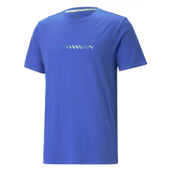 Puma Mens Run Favourite Logo T-Shirt
