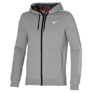 Mizuno Mens Sweat Jacket Gray 